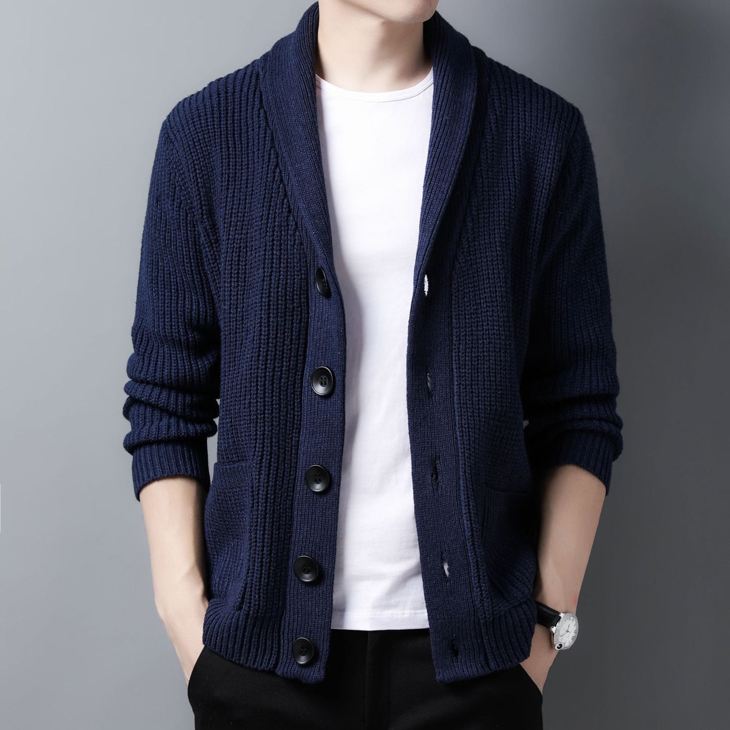 Varsity Premium Shawl Cardigan