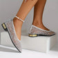 SheerLuxe Embroidered Flats