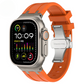 Titanium Silicone Apple Watch Band