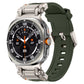 Titanium Galaxy Watch Ultra Silicone Band