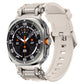 Titanium Galaxy Watch Ultra Silicone Band
