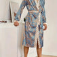 Satin Crest Lounge Robe