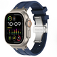 Titanium Silicone Apple Watch Band