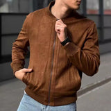Boston Suede Bomber Jacket
