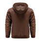 Washington Leather Hooded Jacket