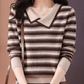 Ava Sailor-collar Knit Sweater