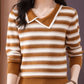 Ava Sailor-collar Knit Sweater