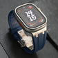 Titanium Silicone Apple Watch Band